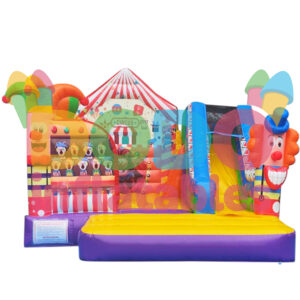 Springkussen Circus met glijbaan